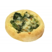 Esfihas Salgadas: Esfiha de Escarola - Queijo Minas, Mussarela e Escarola