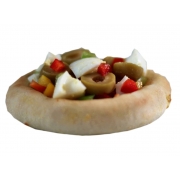 Esfihas Salgadas: Esfiha Portuguesa - Presunto, Queijo Minas, Mussarela, Pimentão, Azeitona e Ovo