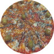 Nostra Itália: 060.Alici - Pizza Brotinho (Ingredientes: Filét de Anchovas Importado, Molho de Tomate, Parmesão)