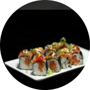 Hossomakis: Hossomaki Dragon 8 und. - Salmão, Cream Cheese, Pimenta, Cebolinha e Gergelim