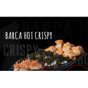 Hot Rolls: Barca hot crispy - 15 unidades de hot com crispys de mandioquinha, cebola crispy e doritos