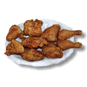 Cestas: Cesta Nº3 Simples (3 a 4 Pessoas) - Cestas Simples (Ingredientes: 9 Pedaços de Frango Frito (1 Frango Inteiro))