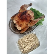 Kits P/ Viagem: Frango c/ farofa - Kits P/ Viagem (Ingredientes: Frango c/ farofa)