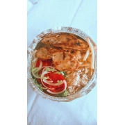Marmitas: Marmita Frango grelhado - Marmitas (Ingredientes: Arroz, Farofa salada, Feijão)