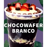 Sugestões: Chocowaffer Branco 700ml - Combo (Ingredientes: Açaí, Choco Ball, Chocowafer Branco, Fruta: Morango, Leite Condensado, Leite em Pó)