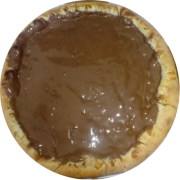 Doces: Chocolate ao Leite - Pizza Grande - 35cm - 8 fatias (Ingredientes: Creme de Leite, Muçarela, Chocolate ao Leite)
