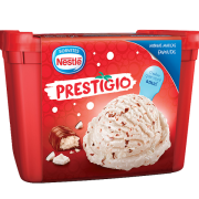 Sobremesas: Sorvete Nestlé Prestigio 1,5l - Sorvete de Coco com Flocos de Chocolate
