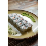 Uramakis: Uramaki Ebi Fila - Camarão e Cream Cheese