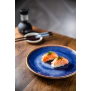 Niguiris: Niguiri Salmão Maçaricado - Salmão Maçaricado C/ Molho de Ostra e Cebolinha