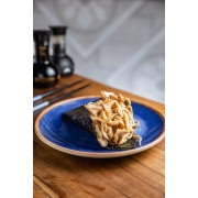Temakis: Temaki Shimeji - Temaki (Ingredientes: Cream Cheese, Shimeji Refogado na Manteiga)