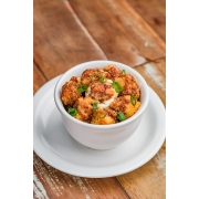 Bowls: Bowl Oishi - Bowl (Ingredientes: Cebolinha, Cream Cheese, Cubos de Salmão Empanados na Farinha Panko, Geleia de Pimenta, Molho Tarê)