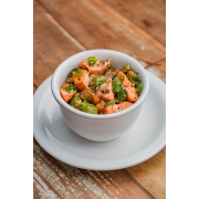 Bowls: Bowl Verde - Bowl (Ingredientes: Brócolis e Aspargos Salteados na Manteiga Com Shoyu, Cebolinha, Cream Cheese, Cubos de Salmão, Gergelim)