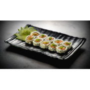 Uramakis: Ura Niru (10 pçs ) - Uramaki (Ingredientes: Salmão Batido Com Cebolinha)