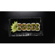 Uramakis: Ura Salmão Cream (10 pçs ) - Uramaki (Ingredientes: Gergelim, Molho Tarê, Salmão Cozido)