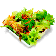 Salada: Ceasar - Salada (Ingredientes: Alface Americana, Frango Grelhado, Tomate cereja, Lascas de Parmesao, Crotons, Molho Ceasar)