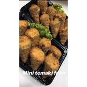 Porções: Mini Temaki empanado 10 und - 10 unidades de mini temaki empandoacompanha molho especial da casa