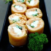 Hot Roll´s: Haruhot salmão sem arroz 8 peças - Haruhot salmão sem arroz