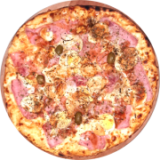 Especiais: Portuguesa - Combo Q-rido da Le Masse! Pizza Grande + Refrigerante ou Suco 1L. (Ingredientes: Azeitona, Cebola, Molho de Tomate, Mussarela, Orégano, Ovo, Presunto)