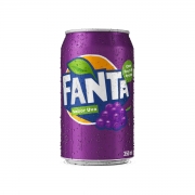 Refrigerantes Lata: Fanta - uva (Lata) - 350ml