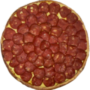 Tradicionais: Calabresa - Pizza Grande (Ingredientes: Calabresa Fatiada, Molho de Tomate, Mussarela, Orégano)