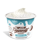 Copinho Gourmet: Copinho Gourmet Bombom de Coco - Coco mesclado com chcocolate branco.