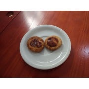 Pedir c/ 24 h de Antecedência: Mini Esfiha Chocolate Branco - 10 unidades