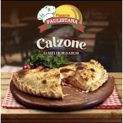 Calzones: Calzone (Banana) - Mussarela, banana, canela e açúcar)