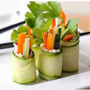 Jhou: Pepino 4 peças - Jhou Normal (Ingredientes: creme chesse)