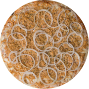 Tradicionais: Frango - Pizza Família (Ingredientes: Cebola, Frango, Molho, Mussarela, Orégano)