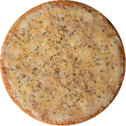 Tradicionais: Parmesão - Pizza Família (Ingredientes: Molho, Mussarela, Orégano, Parmesão Ralado)