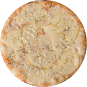 Tradicionais: Provolone - Pizza Família (Ingredientes: Molho, Mussarela, Orégano, Provolone Fatiado)