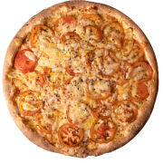Extras: Napolitana - Pizza Pequena (Ingredientes: Mistura de Queijos, Mussarela, Orégano, Tomate)
