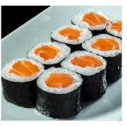 Enrolados: Hossomaki Salmão 10 und - Alga arroz salmão fresco