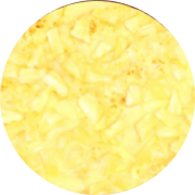Doces: Chocolate Branco c/ Abacaxi - Pizza Grande (Ingredientes: Abacaxi, Canela, Chocolate Branco)