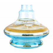 VASO ALADIM MD: VASO ALADIN MD TRABALHADO AZUL C/ DOURADO - ATACADO 3 UNIDADES R$ 39,99 CADA