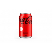 Refrigerante: Coca Cola Lata Zero Açúcar 350 Ml - Coca Cola Sem Açúcar