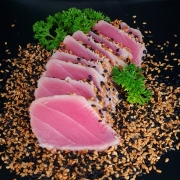 Sashimi: Atum08 Peças - Sashimi Normal (Ingredientes: Atum)