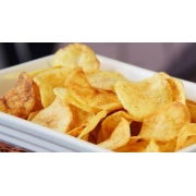 Porções: Batata chips - 100gr - Pequena (Ingredientes: Batata Chips - serve 3 pessoas)