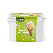 Pote 2L Especial: Pote 2L Especial Abacaxi com Coco - Sabor abacaxi mesclado com coco. Contém coco ralado.