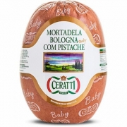 Frios Fatiados, Importados e Embutidos: Mortadela Ceratti Com Pistache 100g Cód-4901 - Mortadela Ceratti Com Pistache 100g