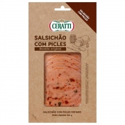 Frios Fatiados, Importados e Embutidos: Salsichão Com Picles Ceratti 100g Cód-4891 - Salsichão Com Picles Ceratti 100g