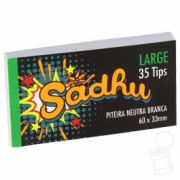 Piteira: Piteira Sadhu - (Large Branca) - 35 Folhas60x33mm
