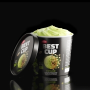Best Cup: Best Cup Pistache 750ml - Sabor pistache mesclado com castanha de caju.