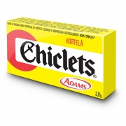 Bala, pirulitos, Chicletes: Chiclets Hortelã)