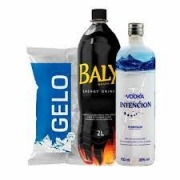 Kits Completos: Vodka Intencion + Baly 2L + Gelo 3kg - Escolher o sabor do energetico na observação