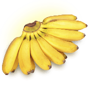 Frutas: Banana Ouro 1Kg - Frutas
