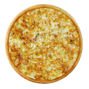 Sabores: Alho - Pizza Maracanã 50cm/ 16 fatias (Ingredientes: Alho, Molho, Muçarela, Orégano)