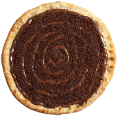 Doces: Brigadeiro - Pizza Média (Ingredientes: Chocolate Preto, Granulado)