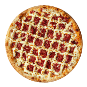 Sabores: Carne Seca - Pizza Maracanã 50cm/ 16 fatias (Ingredientes: Carne Seca, Catupiry, Molho, Muçarela, Orégano, Tomate)