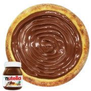 Esfihas DOCE: Esfiha de Nutella - Esfihas Artesanais, Delícias Árabes (Ingredientes: Nutella)
